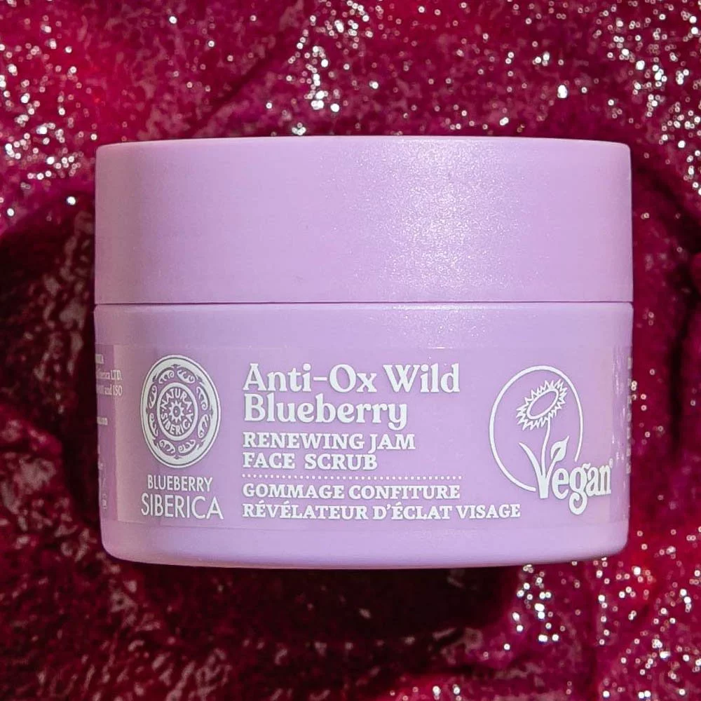 Natura Siberica Anti Ox Wild Blueberry Renewing Jam Face Scrub