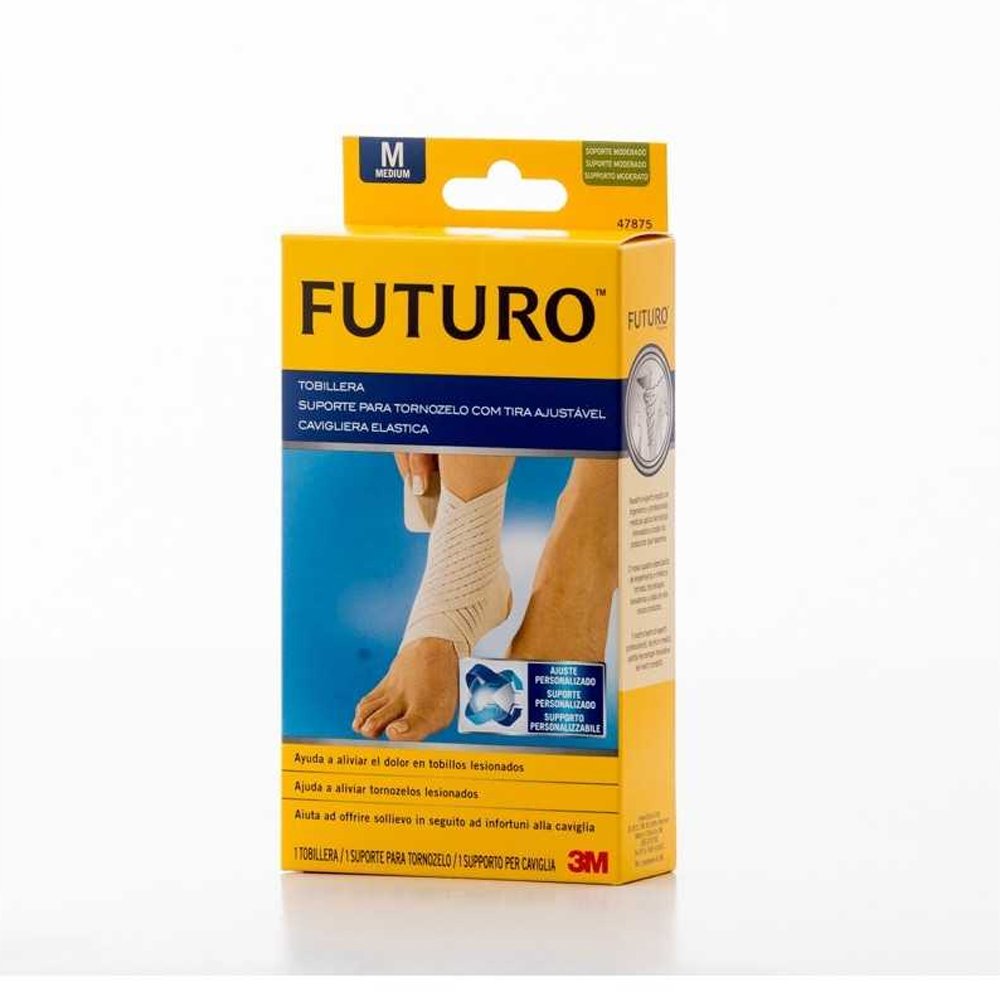 Futuro Wrap Around Ankle Support Ελαστική Επιστραγαλίδα Δετή σε Μπεζ