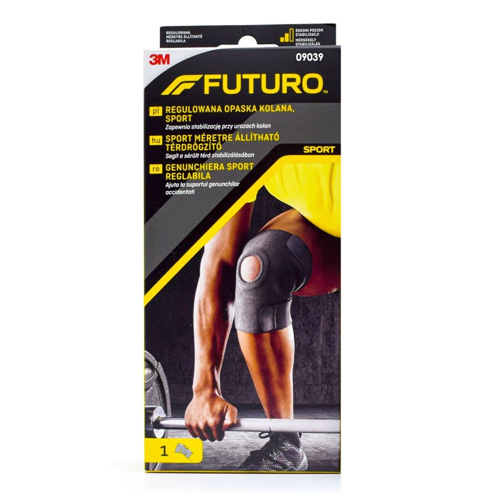 Futuro Sport 09039 Ρυθμιζόμενη Επιγονατίδα Basic Δεξί/Αριστερό Γόνατο, 1τμχ Futuro Sport 09039 Ρυθμιζόμενη Επιγονατίδα Basic Δεξί/Αριστερό Γόνατο, 1τμχ