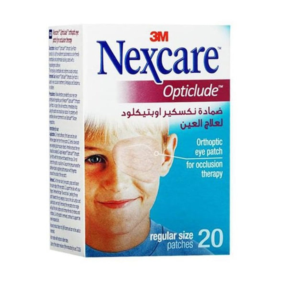 Nexcare Opticlude Eye Patch Regular Size Οφθαλμικό Επίθεμα, 20τμχ