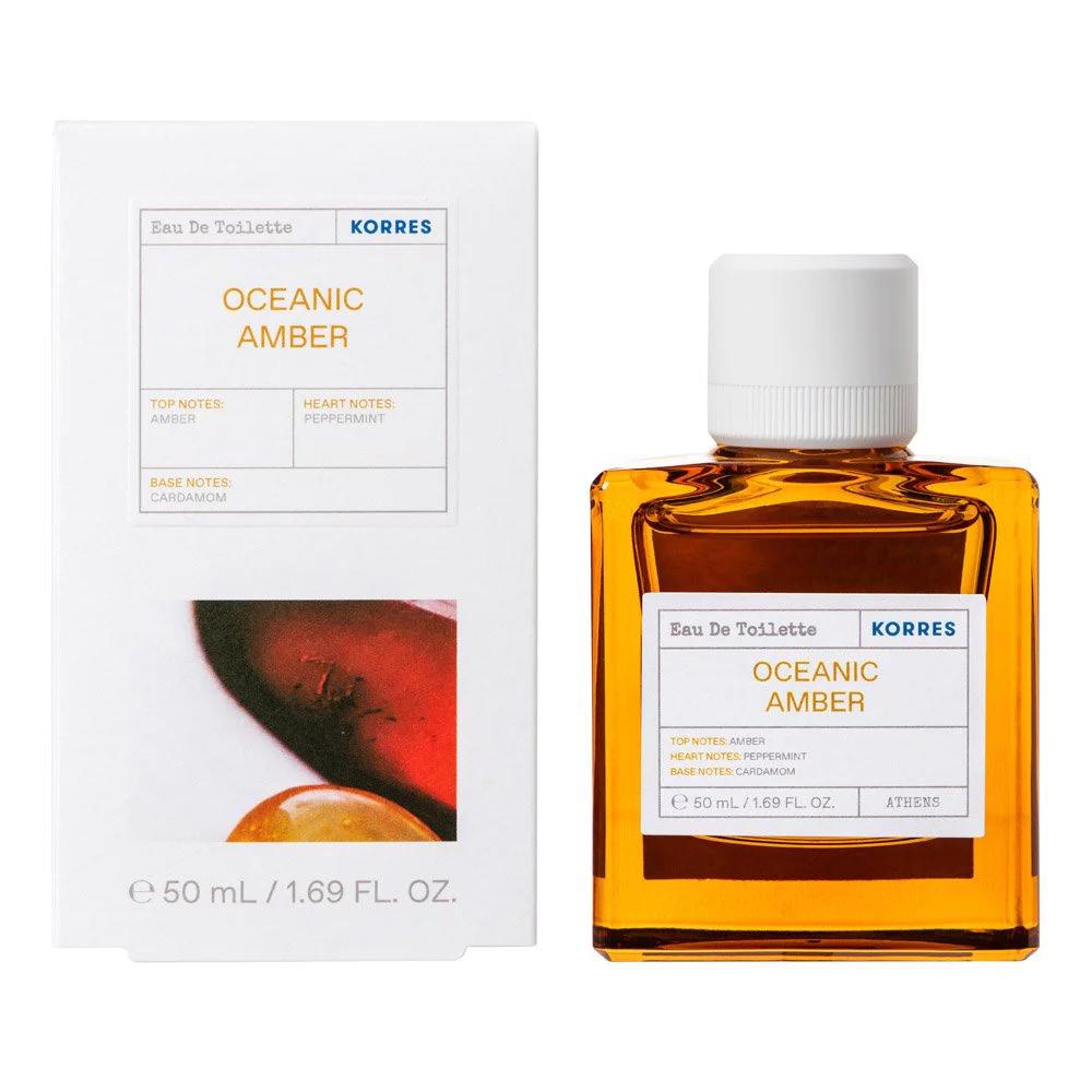 Korres Oceanic Amber Eau De Toilette, 50ml Korres Oceanic Amber Eau De Toilette, 50ml