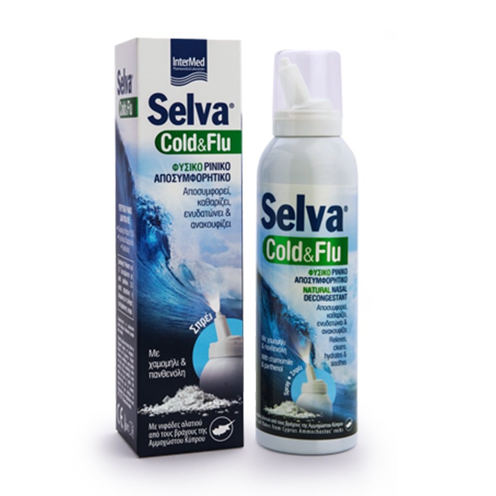 Intermed Selva Cold & Flu Φυσικό Ρινικό Αποσυμφορητικό, 150ml