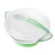 Akuku White/Green A0504 Φαγητοδοχείο με Βεντούζα & Κουτάλι, 2 τμχ Akuku White/Green A0504 Φαγητοδοχείο με Βεντούζα & Κουτάλι, 2 τμχ