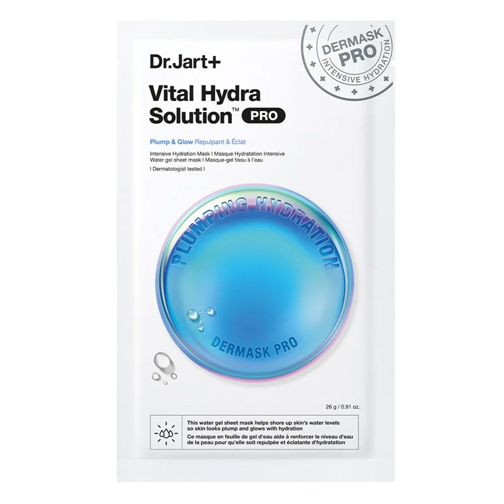 Dr. Jart+ Dermask Vital Hydra Solution Pro Μάσκα Προσώπου για Ενυδάτωση, 26g Dr. Jart+ Dermask Vital Hydra Solution Pro Μάσκα Προσώπου για Ενυδάτωση, 26g