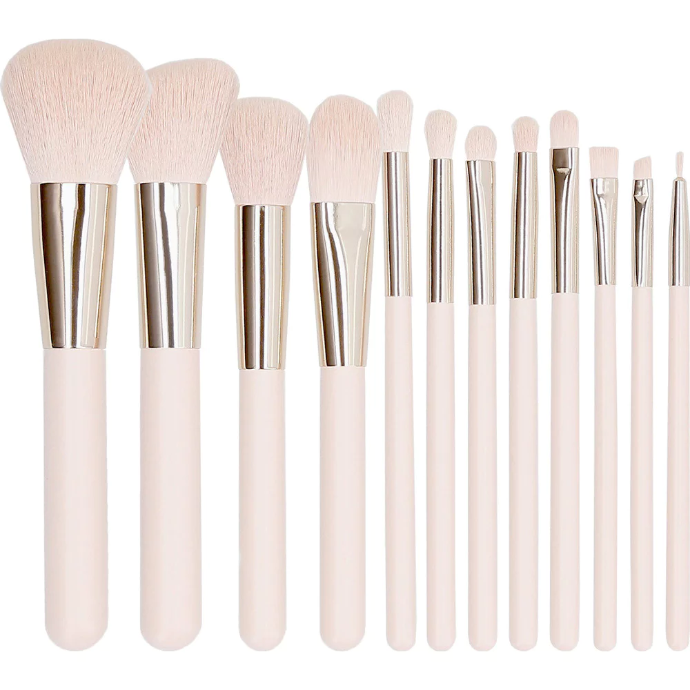 Tools for Beauty Mimo Light Pink Makeup Brush Set, 12pcs Tools for Beauty Mimo Light Pink Makeup Brush Set, 12pcs