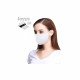 Μάσκα προστασίας αναπνοής πλενόμενη με Φίλτρο Άνθρακα OEKO-TEX STANDARD 100 ΑΣΠΡΗ