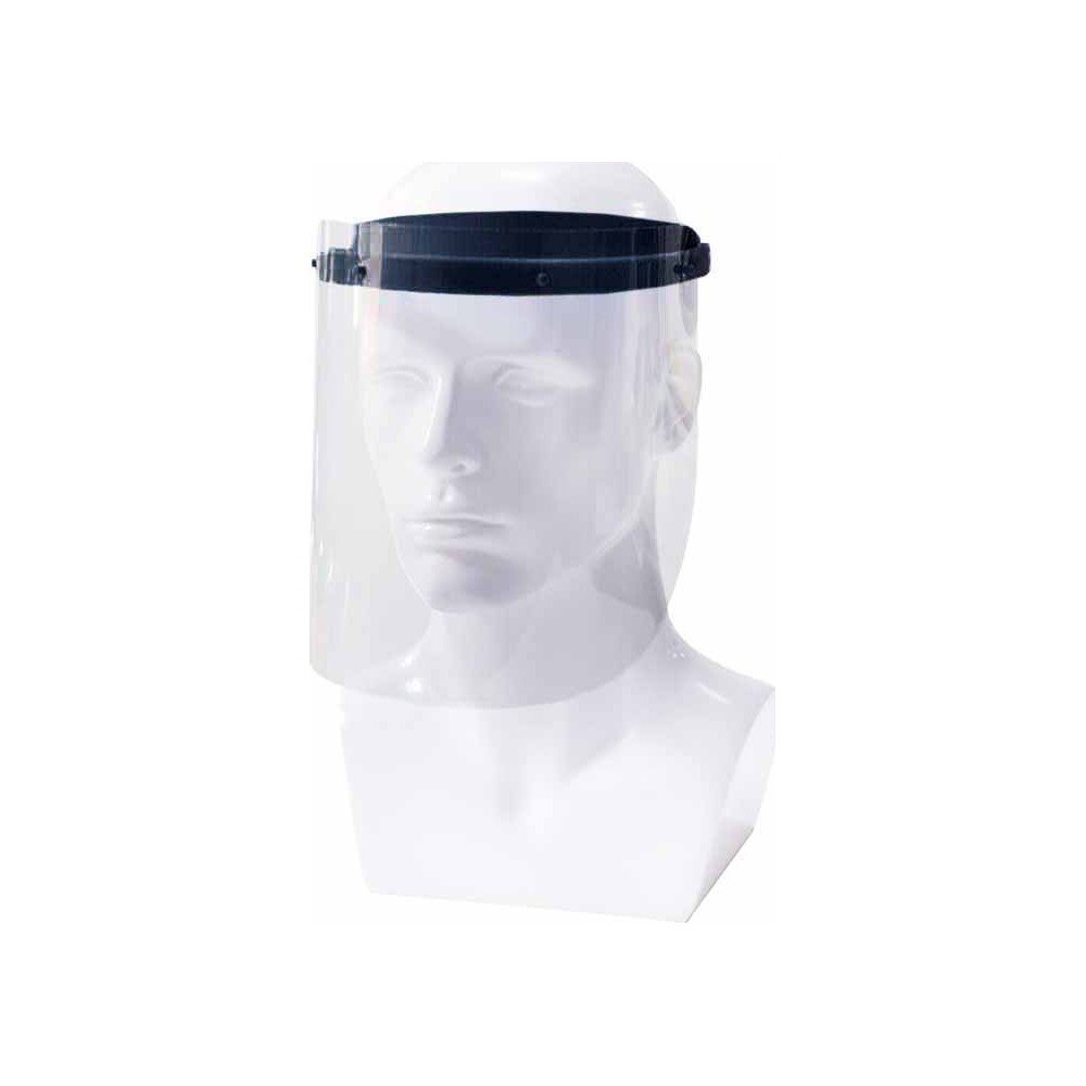 Προσωπίδα Αναδιπλούμενη Ασφαλείας + Δώρο Ανταλακτικό - POLI Face Shield Black