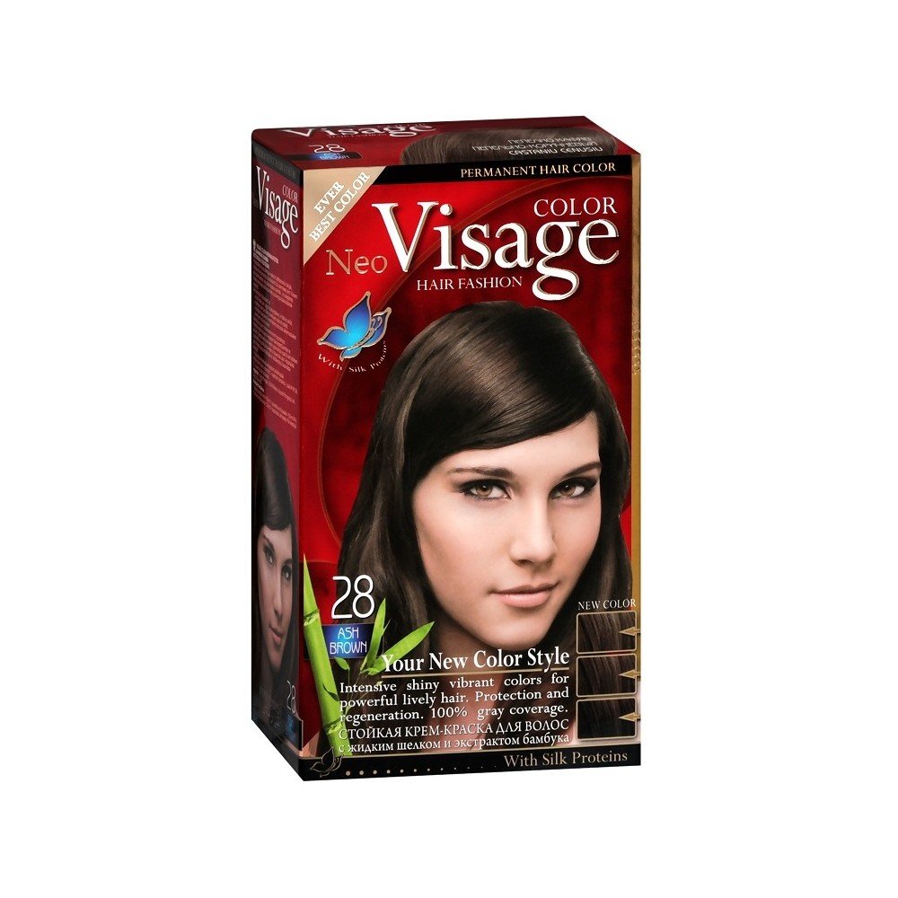Visage Colour Hair 28 Ash Brown
