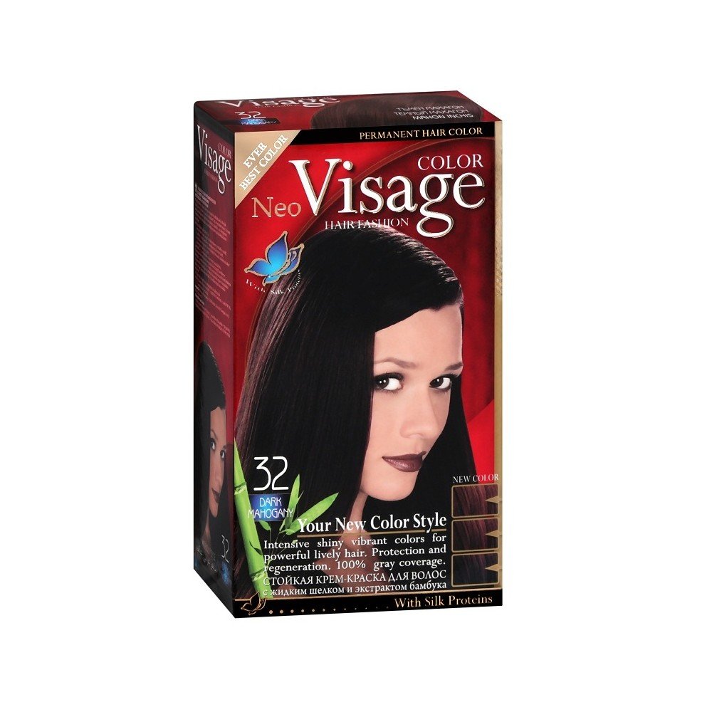 Visage Colour Hair 32 Dark Mahogany