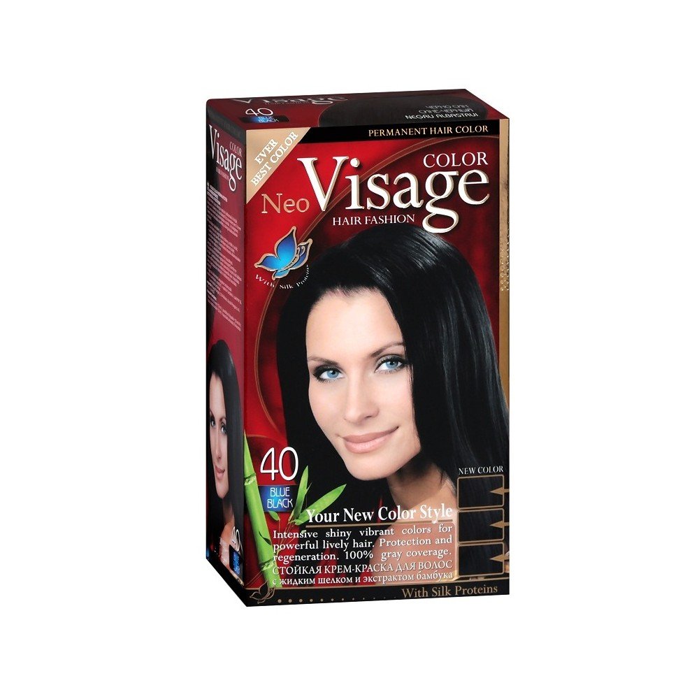 Visage Colour Hair 40 Blue Black