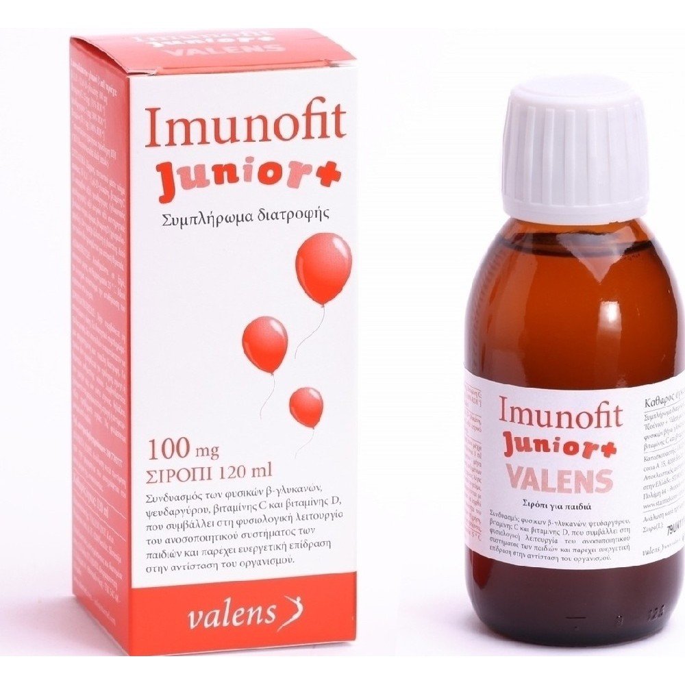Imunofit Junior 100mg Παιδικό Σιρόπι Για Ενίσχυση Του Ανοσοποιητικού Συστήματος 120ml