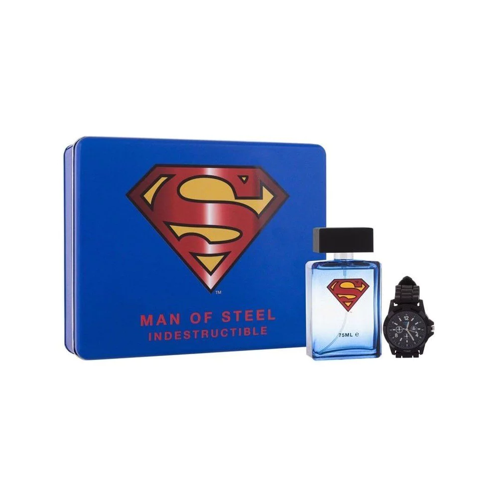 Dc Comics Superman Eau de Toilette 75ml Combo: Edt 75 Ml + Watches Dc Comics Superman Eau de Toilette 75ml Combo: Edt 75 Ml + Watches