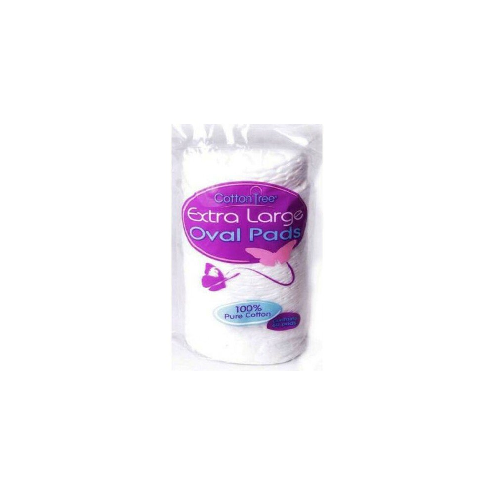 COTTON TREE Extra Large Cotton Wool Pads - Δίσκοι Ντεμακιγιάζ 60 τεμάχια