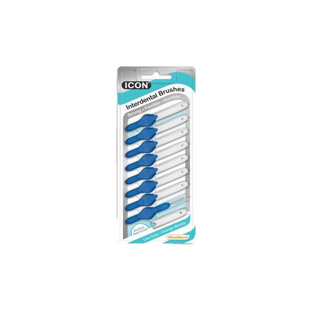 Stoddard Dental Icon Μεσοδόντια Βουρτσάκια 0.6mm σε χρώμα Μπλε, 8τμχ