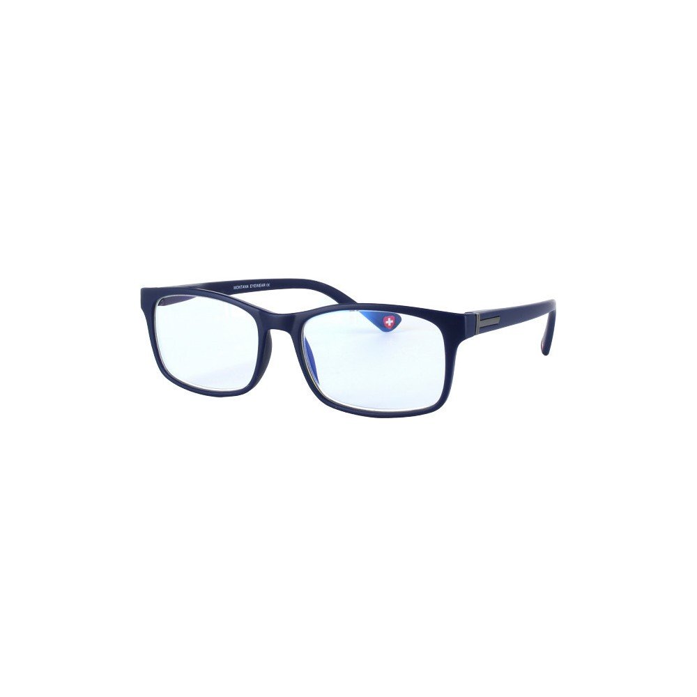 Montana Eyewear Blue Light Filter Dark Blue PC Protection Γυαλιά Ανάγνωσης Με Φίλτρο Μπλε Φωτός +1.50 [BLF73B]