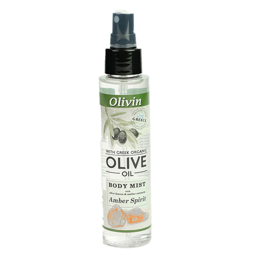 Olivin Body Mist Amber Spirit Ενυδατικό Spray Σώματος, 100ml