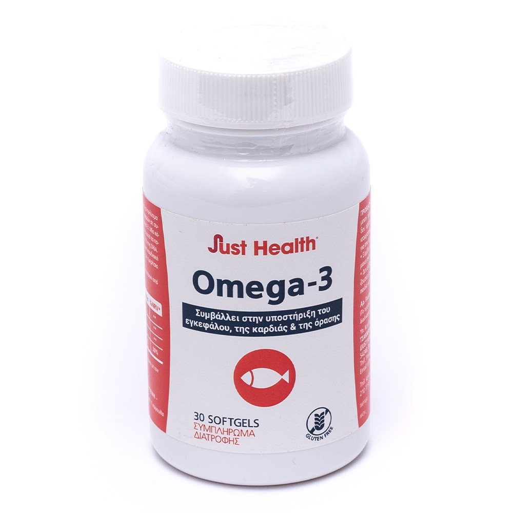 Just Health Omega-3, 30softgels