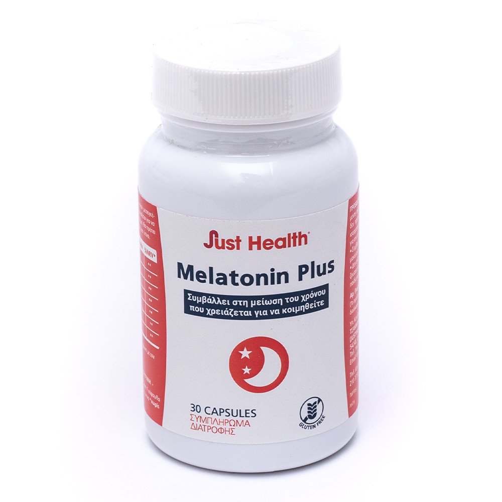 Just Health Melatonin Plus, 30κάψουλες