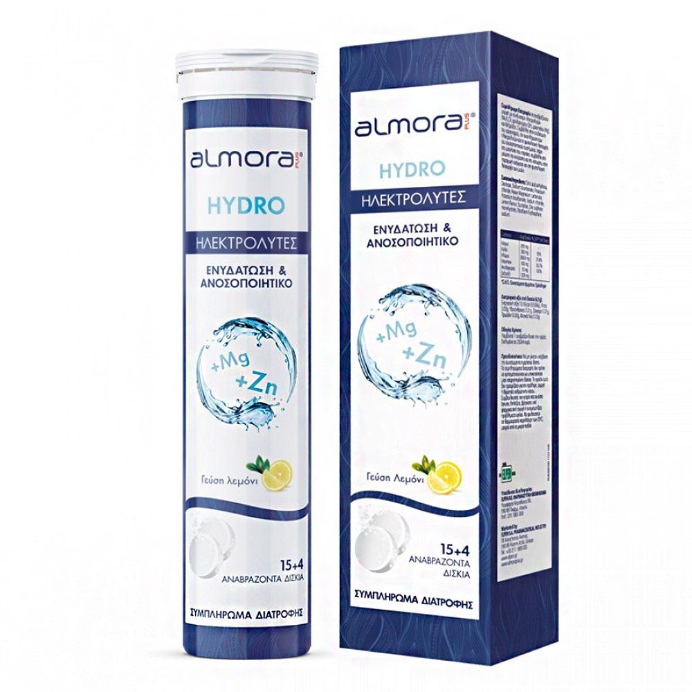 Almora Plus Hydro Electrolytes Συμπλήρωμα Διατροφής, 15+4 Eff Tabs