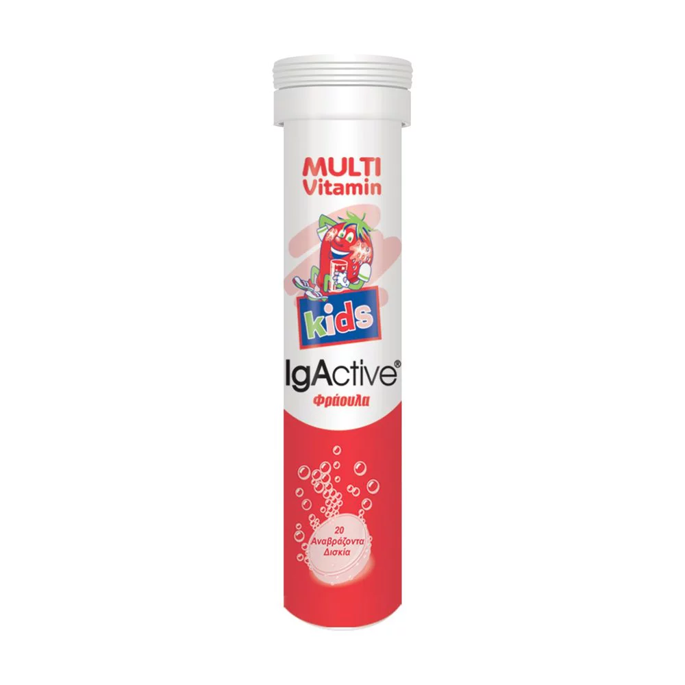 IgActive Multi Vitamin Kids Φράουλα, 20 eff.tabs IgActive Multi Vitamin Kids Φράουλα, 20 eff.tabs