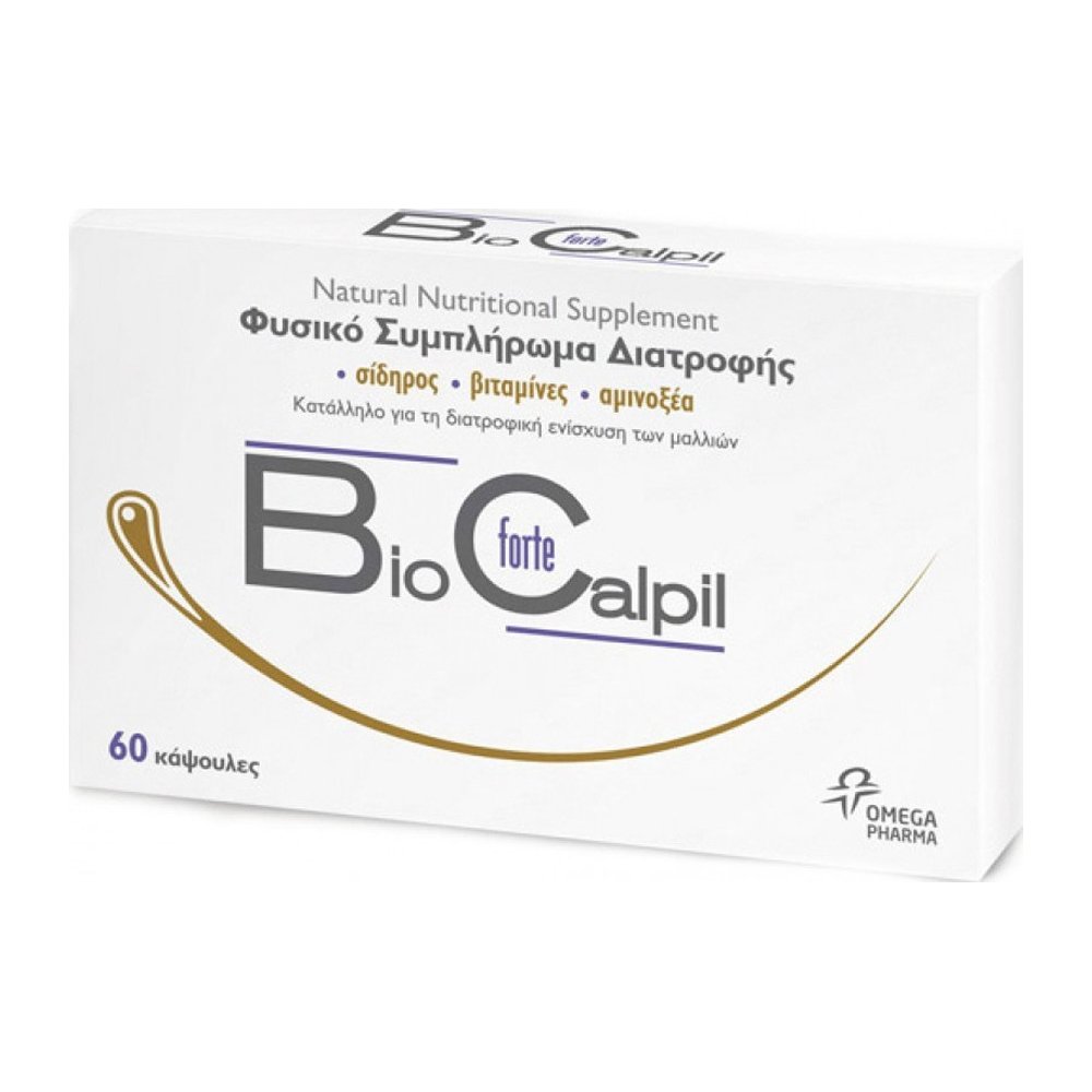 BioCalpil Forte Συμπλήρωμα Διατρφής Κατά της Τριχόπτωσης, 60Caps
