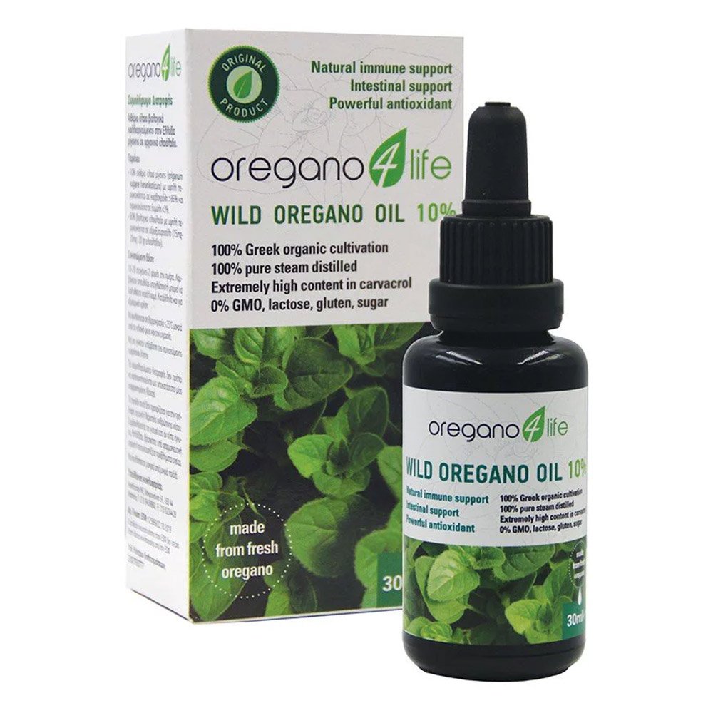 Oregano For Life Oregano 4 Life Wild Oregano Oil 10% Αιθέριο Έλαιο Ρίγανης, Ενίσχυση Ανοσοποιητικού, 30ml