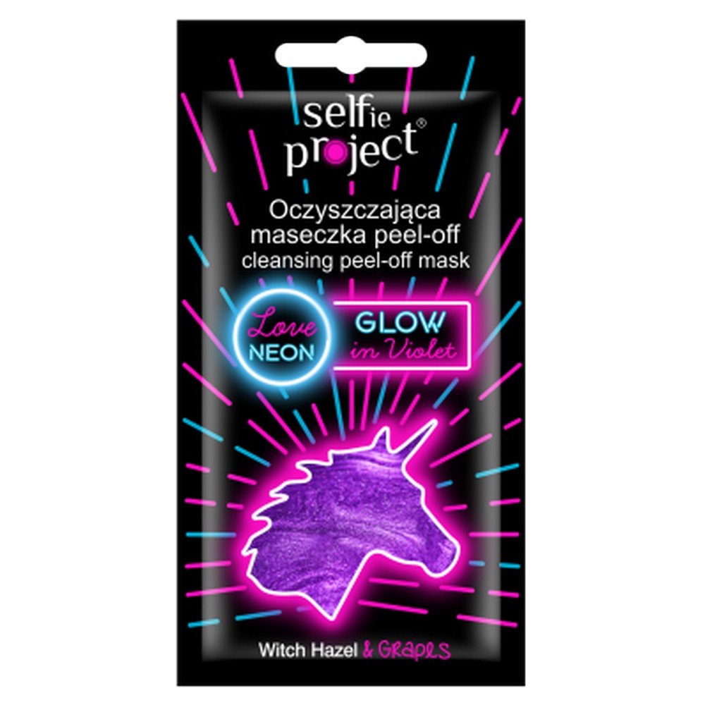 Selfie Project Peel-off Mask #Glow in Violet-unicorn Μάσκα Καθαρισμού, 10ml