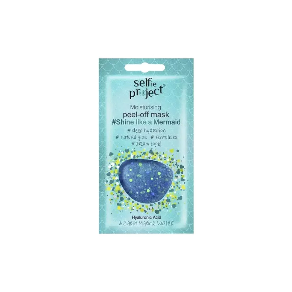 Selfie Project Peel-off mask 12ml #Shine like a Mermaid Ενυδατική Μάσκα Προσώπου, 12ml