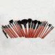 Tools for Beauty Makeup Brush Set with Pouch 24τμχ Wooden Black Tools for Beauty Makeup Brush Set with Pouch 24τμχ Wooden Black