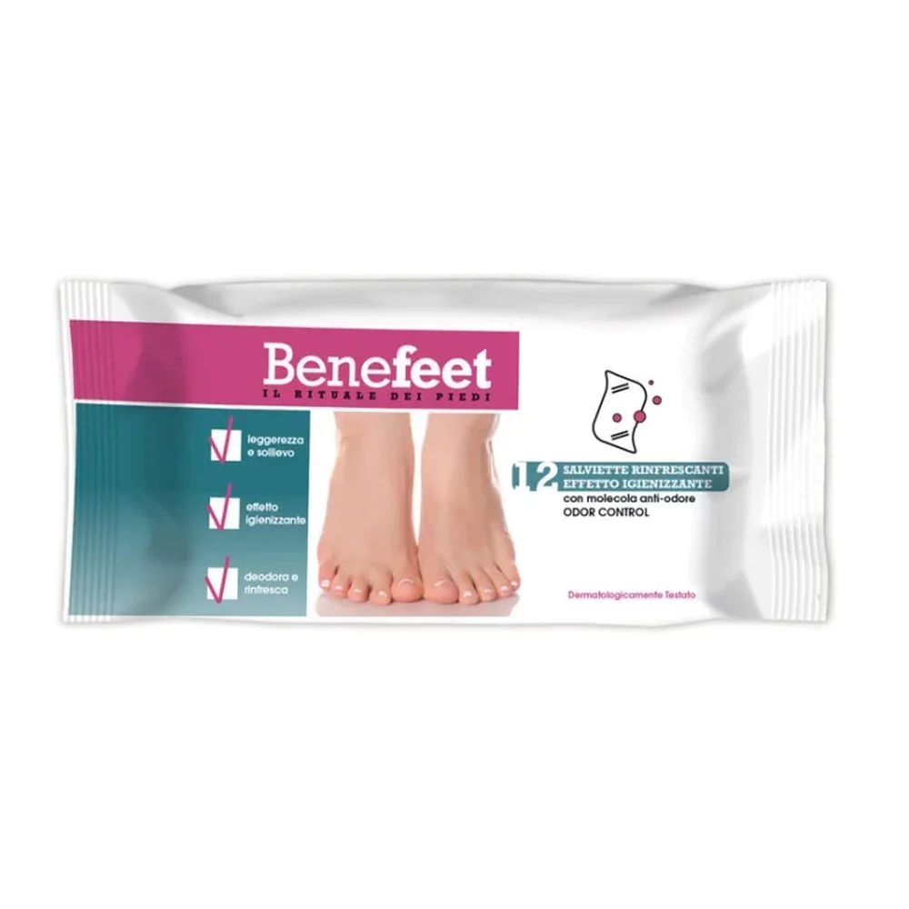 Benefeet Refresing Wipes Μαντηλάκια για τα Πόδια, 12τμχ Benefeet Refresing Wipes Μαντηλάκια για τα Πόδια, 12τμχ