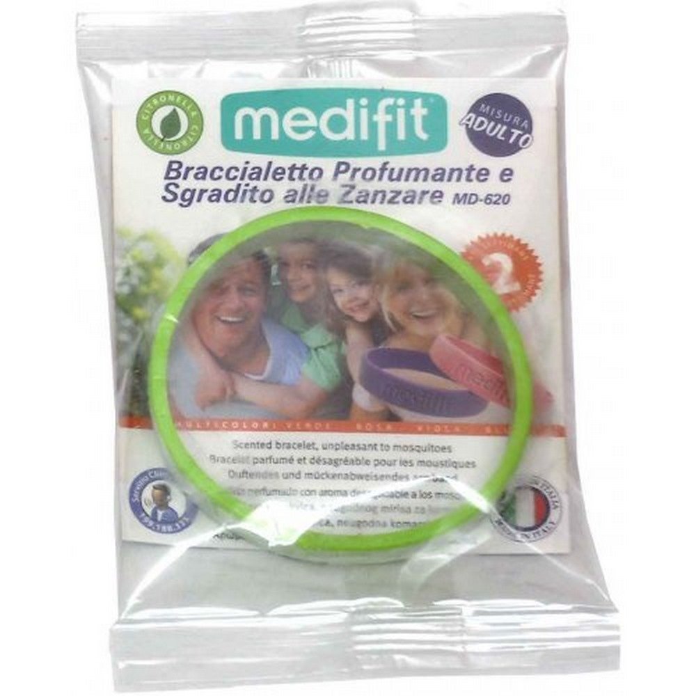 Medifit Εντομοαπωθητικό Βραχιόλι για Παιδιά Πράσινο, 1τμχ