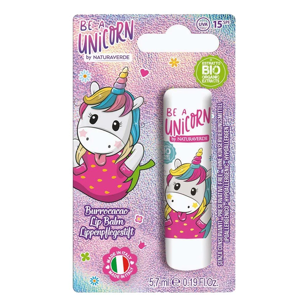 Naturaverde Be A Unicorn Lip Care Βάλσαμο για τα Χείλη με Γεύση Βούτυρο-Κακάο, 5.7ml Naturaverde Be A Unicorn Lip Care Βάλσαμο για τα Χείλη με Γεύση Βούτυρο-Κακάο, 5.7ml