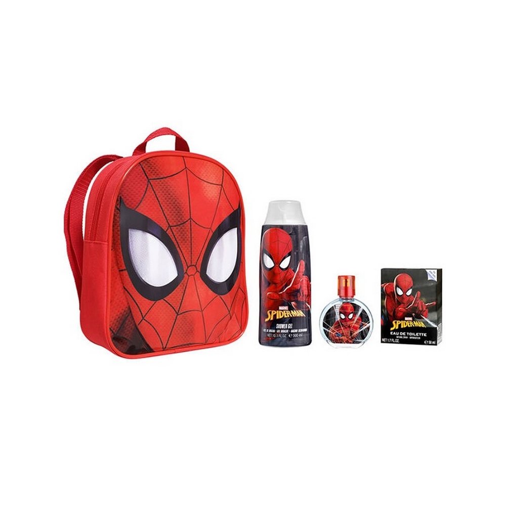 Σετ Spiderman Σακίδιο Πλάτης, Eau de Toilette 50ml & Αφρόλουτρο Σώματος 300ml, 1σετ