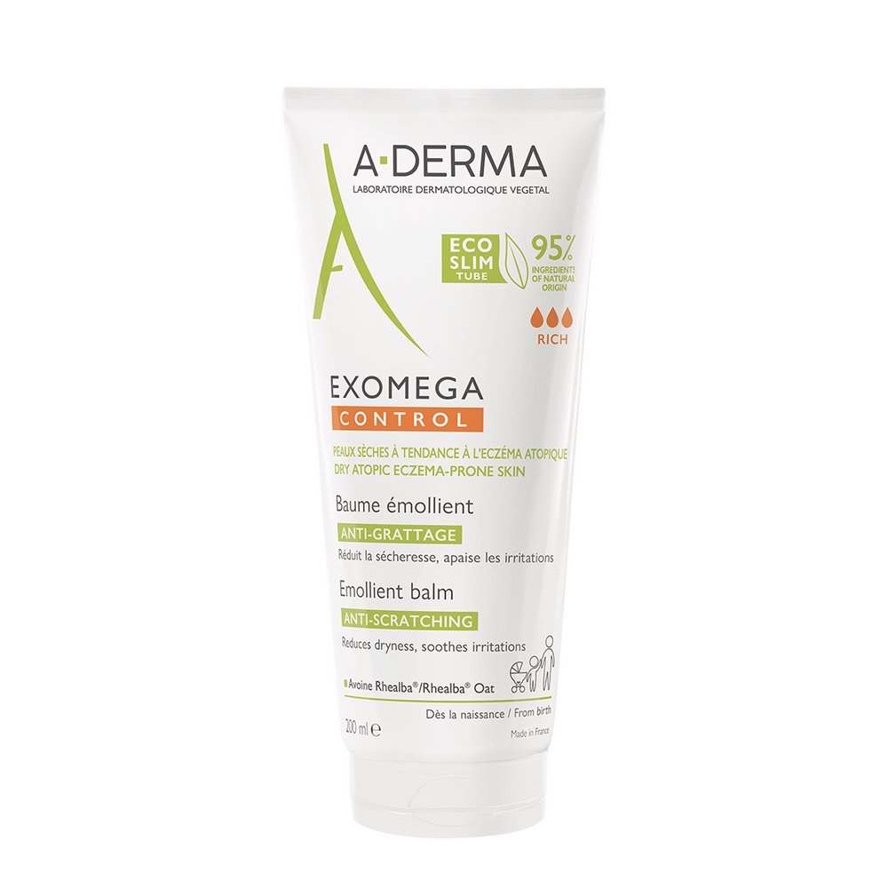 A-Derma Exomega Control Baume Βάλσαμο για το Ξηρό Ατοπικό Δέρμα, 200ml