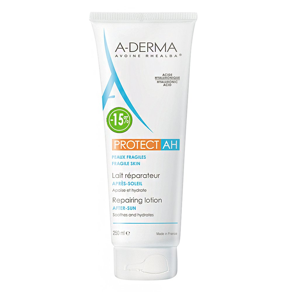 A-Derma Promo -15% Protect AH Επανορθωτικό Γαλάκτωμα για Μετά τον Ήλιο, 250ml