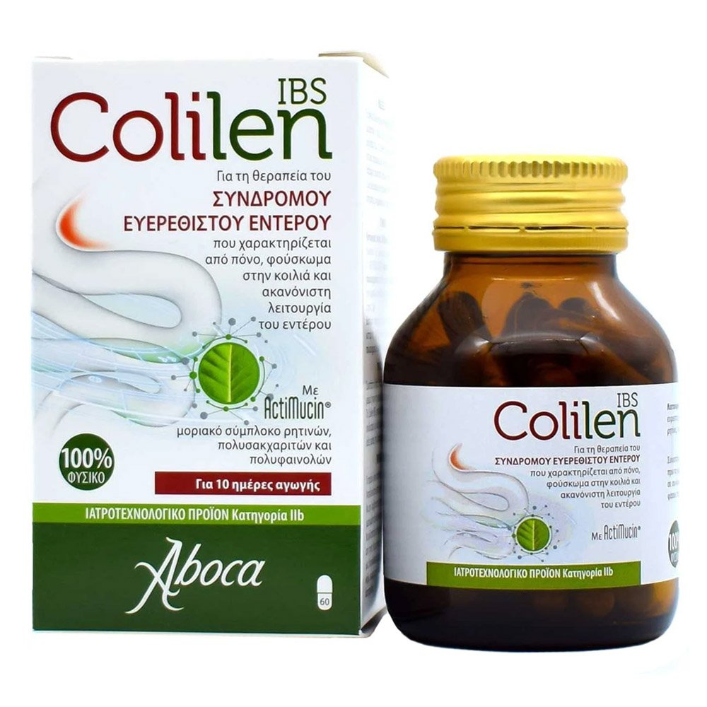 Aboca Colilen IBS Αγωγή για τη Θεραπεία του Συνδρόμου του Ευερέθιστου Εντέρου, 60κάψουλες
