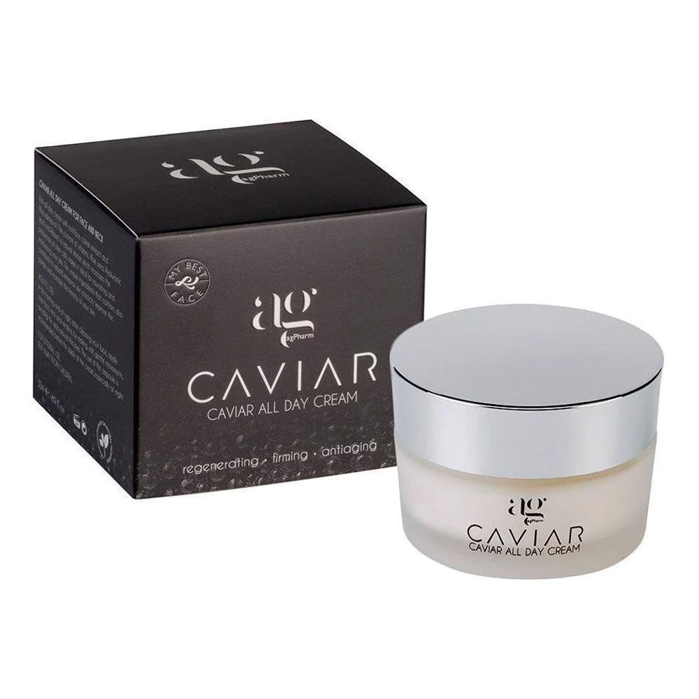 AG Pharm Caviar All Day Cream Πλούσια 24ωρη Κρέμα για Πρόσωπο & Λαιμό, με Χαβιάρι, 50ml