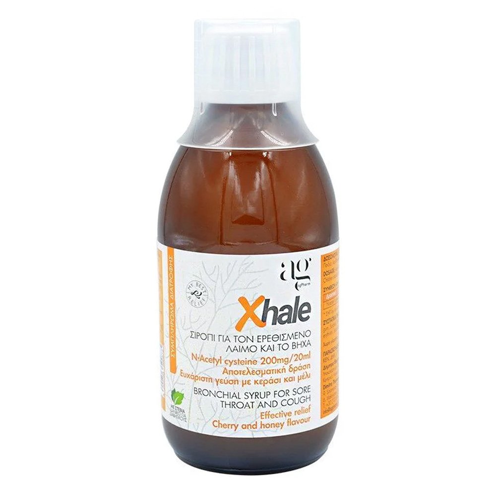 AG Pharm X-hale Σιρόπι για τον Ερεθισμένο Λαιμό, 250ml
