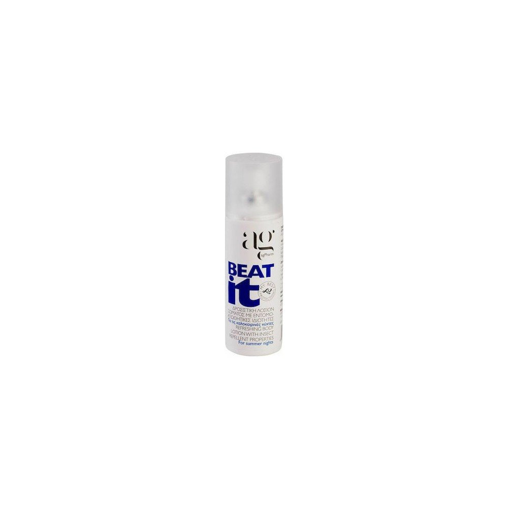 AG PHARM Beat it Εντομοαπωθητική Δροσιστική Λοσιόν 100ml AG PHARM Beat it Εντομοαπωθητική Δροσιστική Λοσιόν 100ml