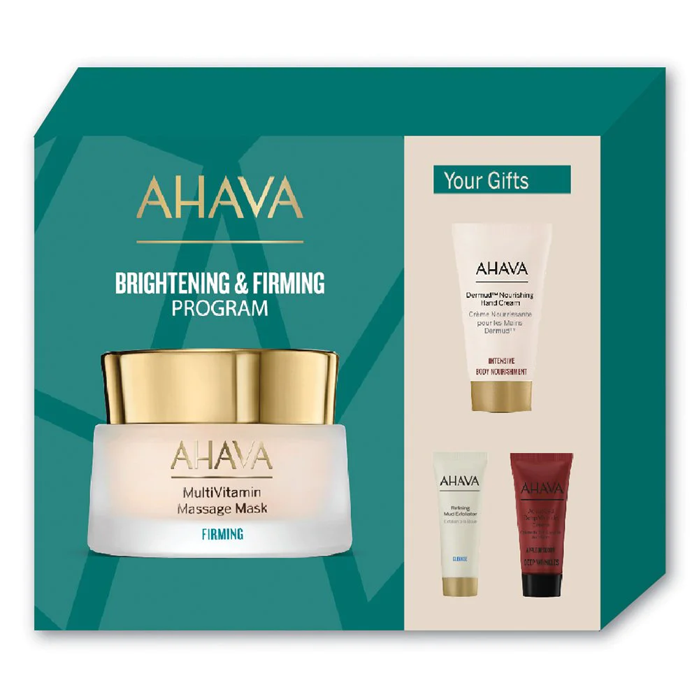 Ahava MultiVitamin Massage Mask 50ml, Dermud Κρέμα Χεριών 40ml, Refining Mud Exfoliator 15ml, Advanced Deep Wrinkle Κρέμα Ημέρας, 15ml Ahava MultiVitamin Massage Mask 50ml, Dermud Κρέμα Χεριών 40ml, Refining Mud Exfoliator 15ml, Advanced Deep Wrinkle Κρέμα Ημέρας, 15ml