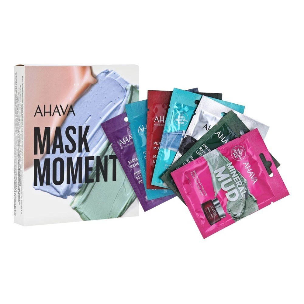 Ahava Set Mask Moment, Σετ Με 7 Μάσκες Μιας Χρήσης, 7 τμχ