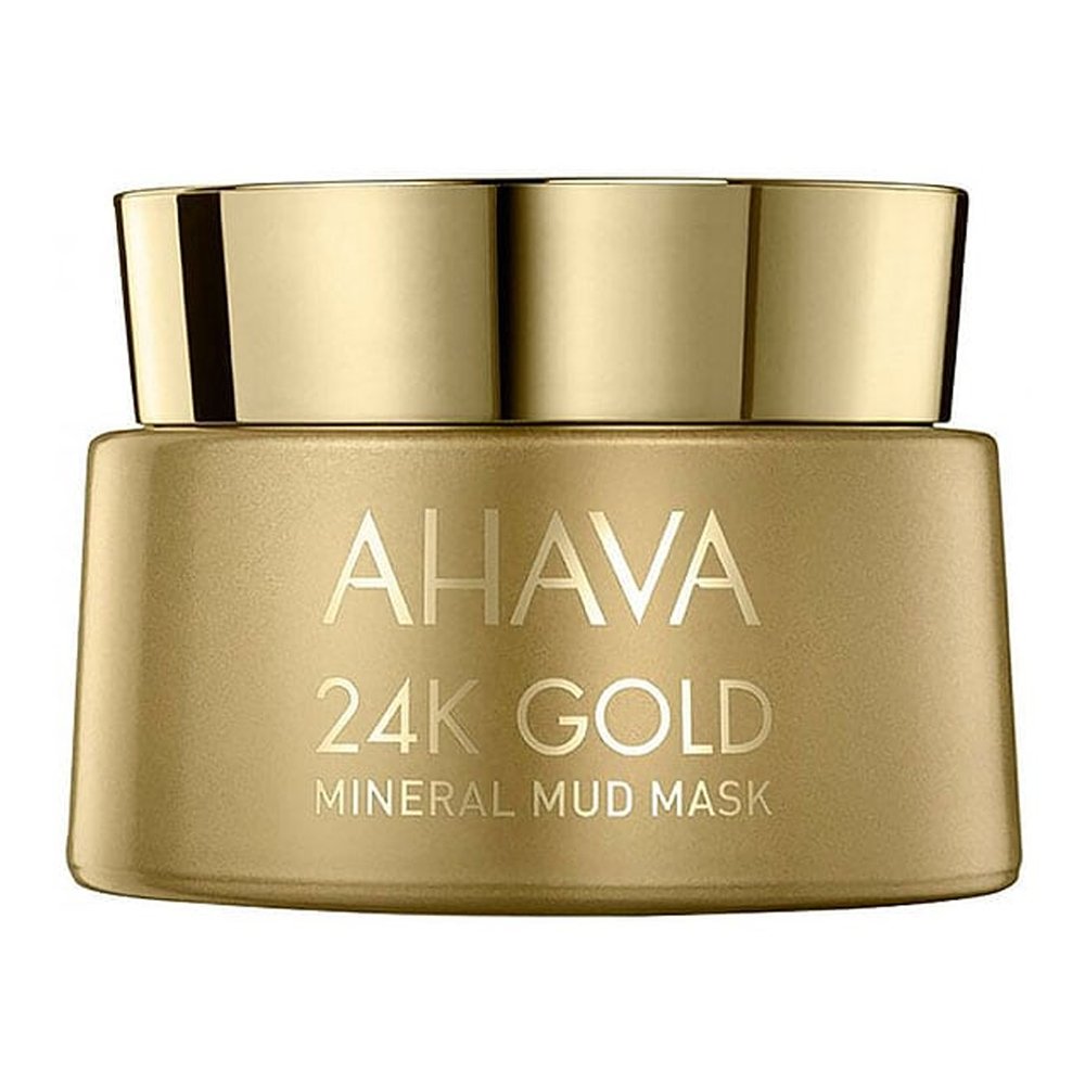 Ahava Mineral Mud Mask 24K Gold, Μάσκα Προσώπου Με Καθαρό Χρυσό Για Σύσφιξη, 50ml