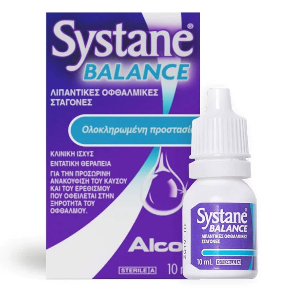 Alcon Systane Balance Eye Drops Οφθαλμικές Σταγόνες, 10ml