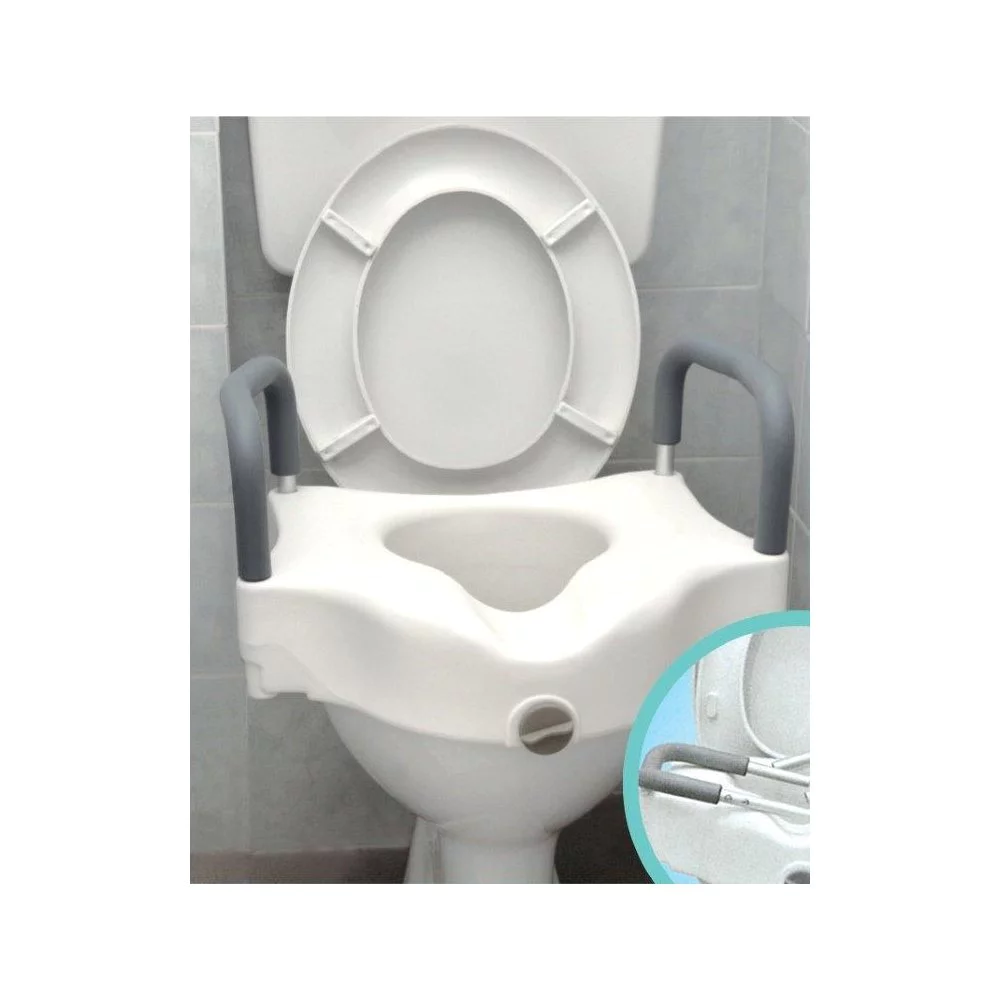 Alfacare AC–531Α Ανυψωτικό Τουαλέτας Με Βραχίονες 12,5 cm, 1τμχ Alfacare AC–531Α Ανυψωτικό Τουαλέτας Με Βραχίονες 12,5 cm, 1τμχ