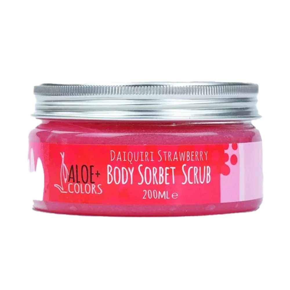 Aloe Colors Daiquiri Strawberry Sorbet Body Scrub Απολεπιστικό Σώματος για Ευαίσθητα Δέρματα, 200ml Aloe Colors Daiquiri Strawberry Sorbet Body Scrub Απολεπιστικό Σώματος για Ευαίσθητα Δέρματα, 200ml