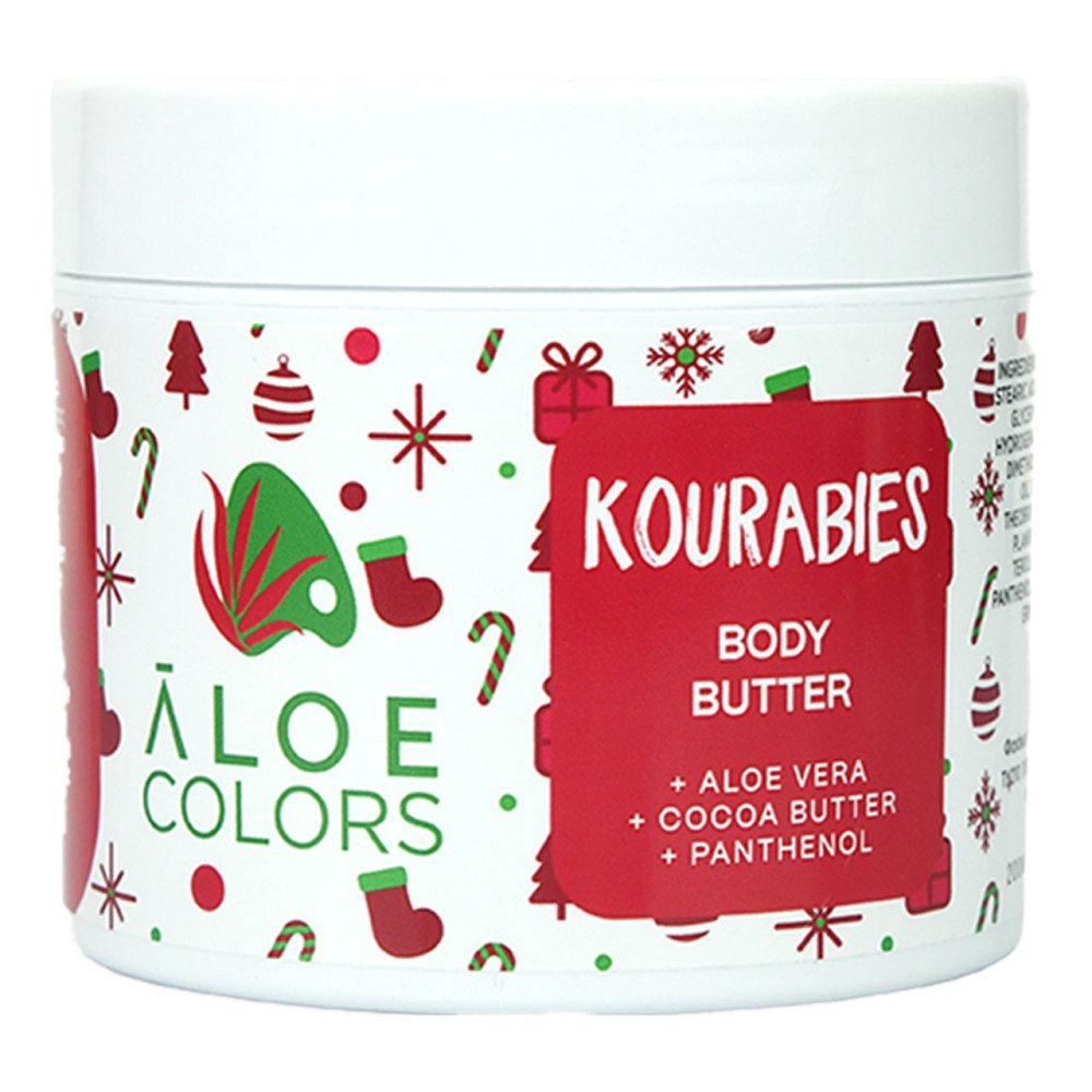Aloe Colors Kourabies Ενυδατικό Butter Σώματος για Ξηρές Επιδερμίδες, 200ml