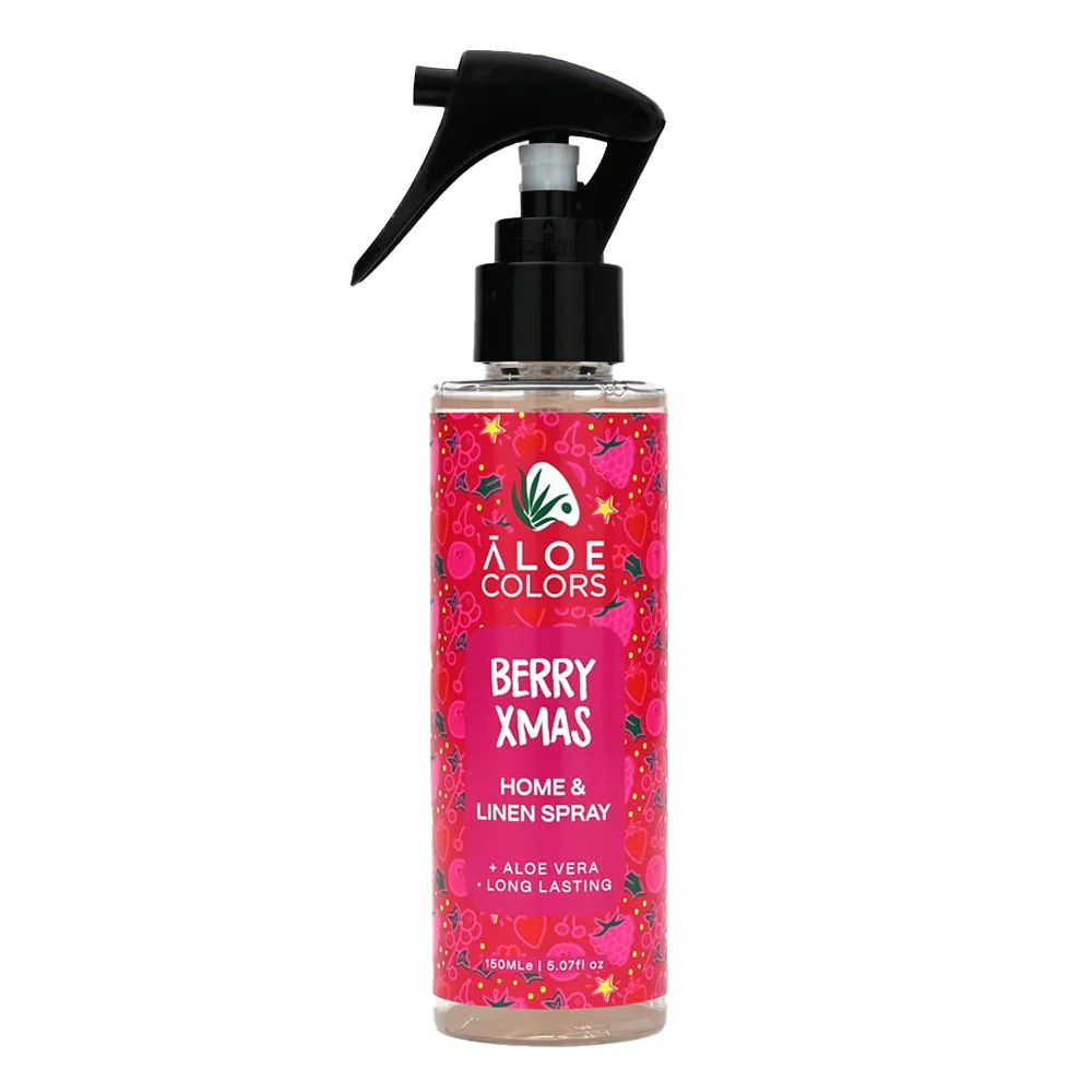 Aloe Colors Home & Linen Spray Berry Xmas Αρωματικό Σπρέι για Χώρους και Υφάσματα, 150ml