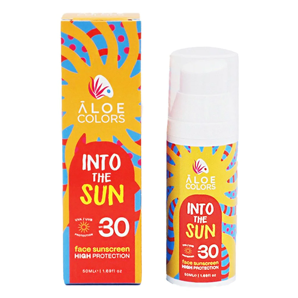 Aloe Colors Into The Sun Face Sunscreen Αντηλιακή Κρέμα Προσώπου SPF30, 50ml
