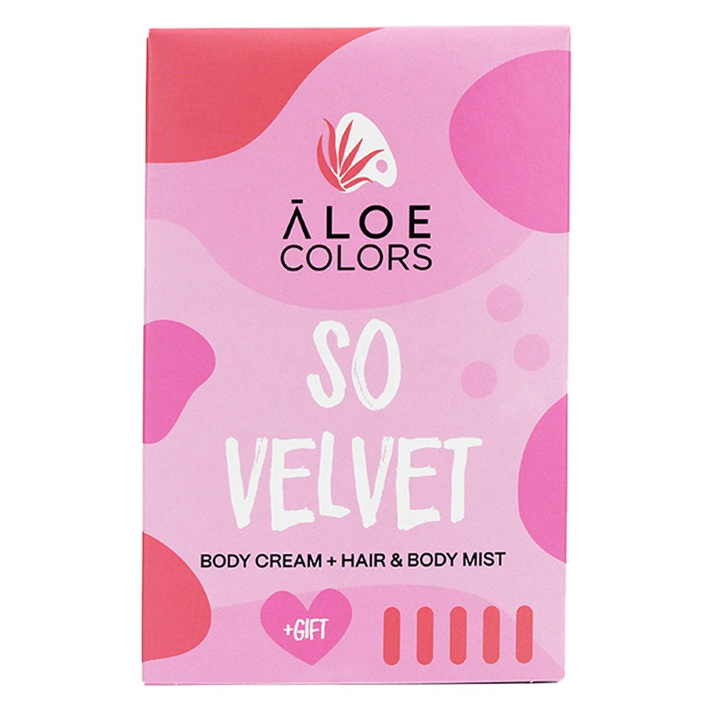 Aloe Colors Promo So Velvet Σετ Περιποίησης για Ενυδάτωση με Body Mist & Κρέμα Σώματος, 100ml
