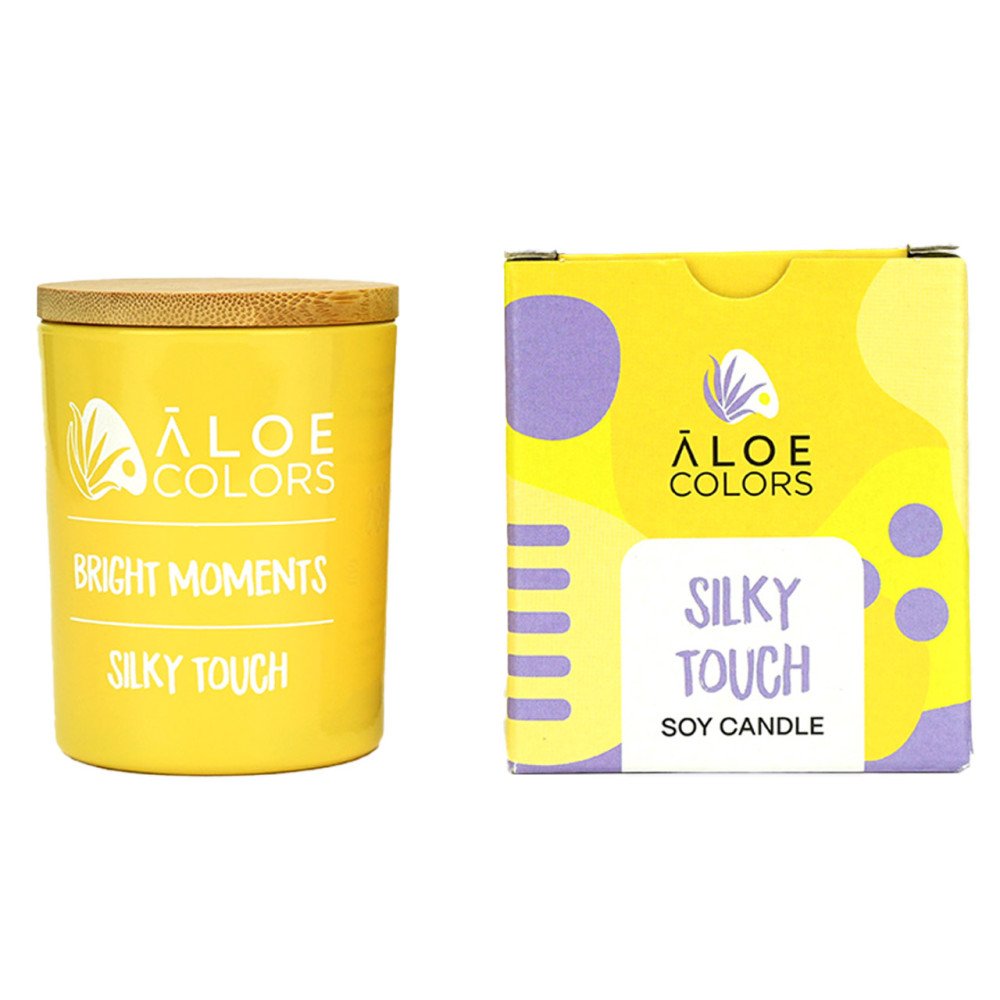 Aloe Colors Soy Candle Silky Touch Αρωματικό Κερί Σόγιας, 150g